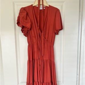Petal & Pup burnt orange dress (size 6/M)